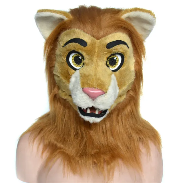 Cartoon Bull Head Set Role Playing Props Lion - Shop at LoveMi