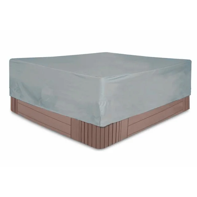Outdoor Garden Patio Spa Bathtub Dust Cover Protector Waterproof Dustproof Grey - Shop at LoveMi