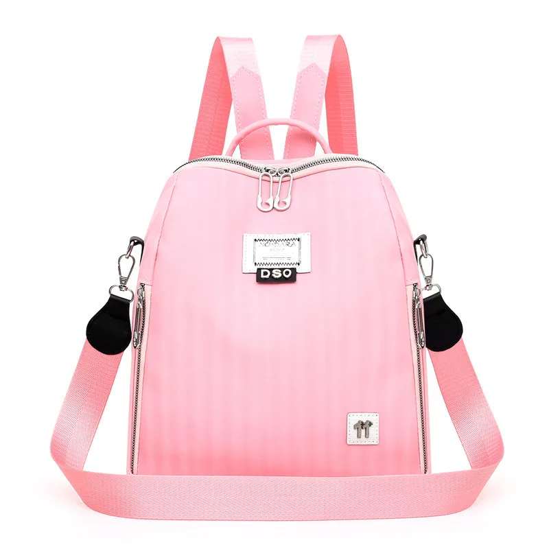 All match School Bag Travel Small Backpack Female Bag Pink - Shop at LoveMi