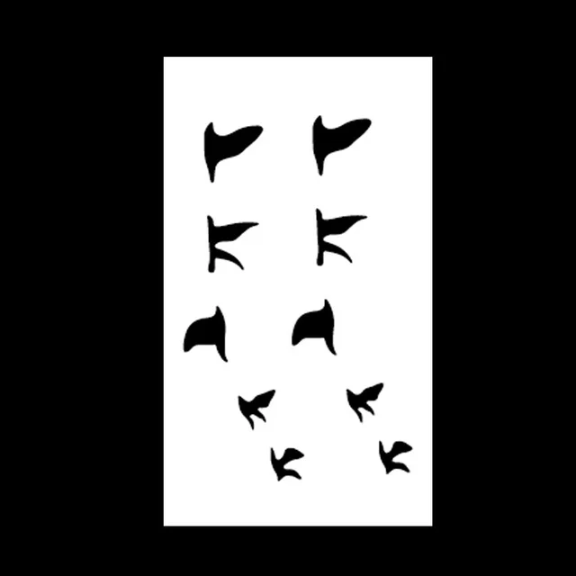 One time Cute Waterproof Tattoo Stickers X099 - Shop at LoveMi