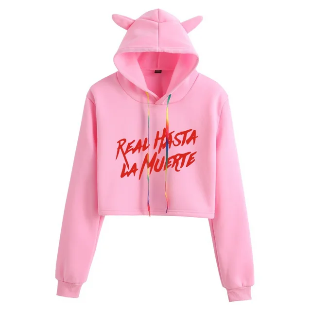 Trendy Personality Cat Ear Sweater Women Pink C - Shop at LoveMi