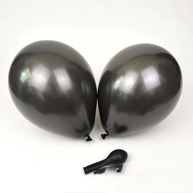 Thickened 2.2g Pearlescent Round Balloon Black - Shop at LoveMi