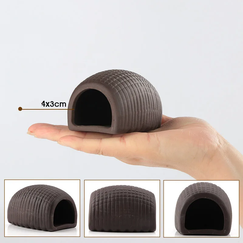 Fish Tank Landscaping Ceramics Spawning Ceramic Pots 3Style - Shop at LoveMi
