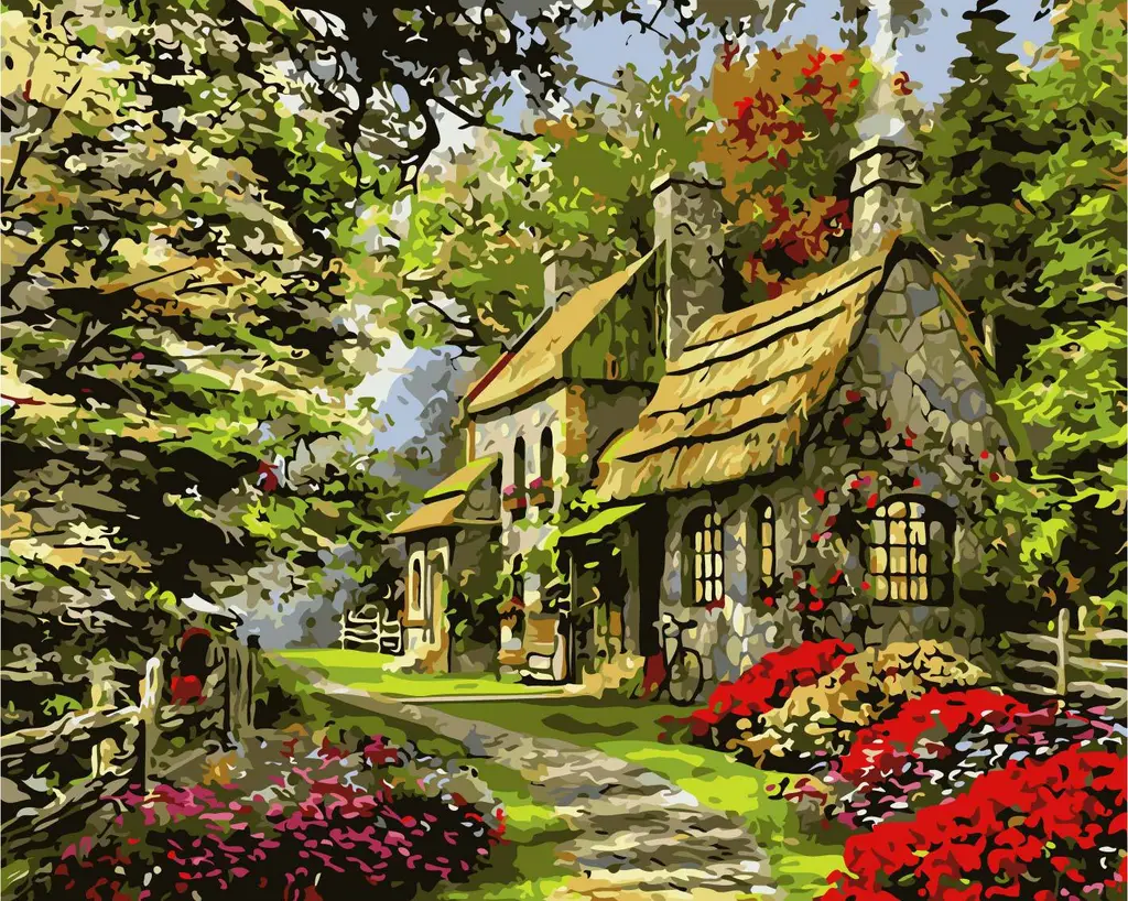 Digital Oil Painting Landscape Hand-painted - 19Style