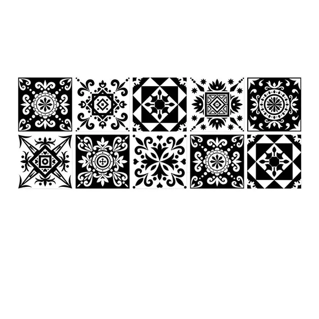 Tile Stickers Oil proof And Waterproof Home Bedroom Kitchen Bathroom G - Shop at LoveMi