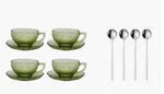 4Piece Milk Tea Cup Set