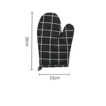 Black Checkered Gloves