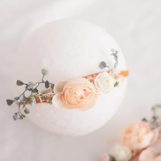 Handmade Jewelry Baby Hair Lead Flower Headdress Champagne - Shop at LoveMi