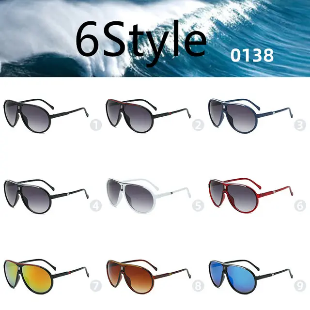 Sunglasses Sports Glasses Riding Retro Colorful Sunglasses 6 Style - Shop at LoveMi