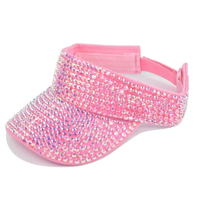 Diamond Hollow Top Baseball Cap Pink - Shop at LoveMi