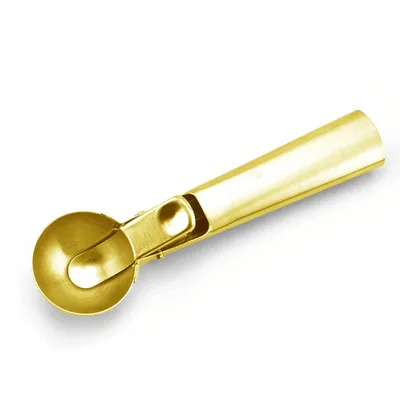 Rose Gold Brass Stainless Steel 430 Ice Cream Spoon Brass - Shop at LoveMi