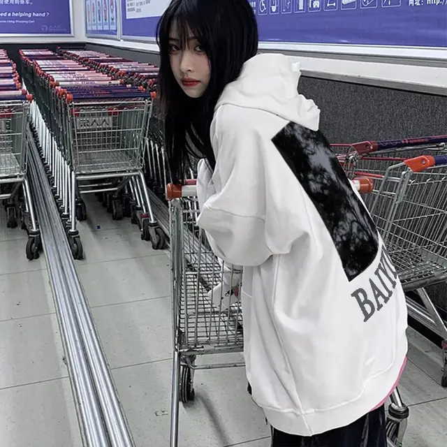 High Street Fashion Brand Ins Harajuku Style National Tide Top White - Shop at LoveMi
