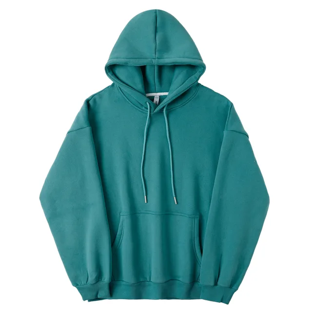 Style Pure Color Hooded Purple Loose T Autumn Spring And Autumn Thin Long Sleeved Women Green - Shop at LoveMi