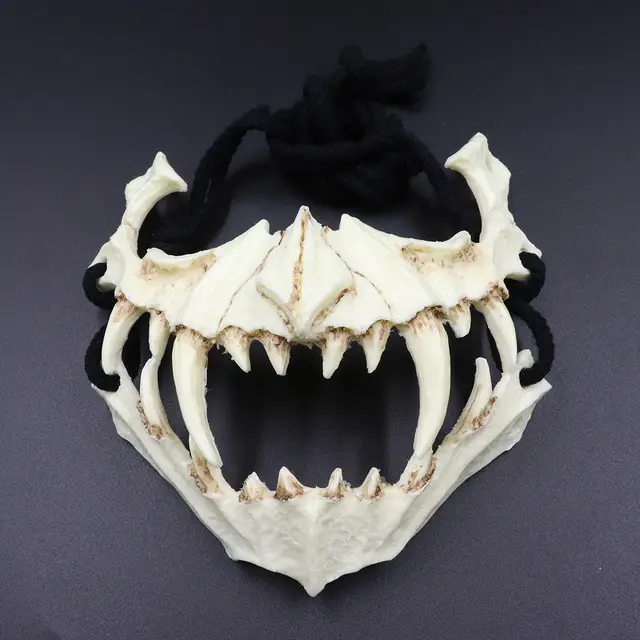 Smiling Mask Halloween Party Props Masquerade Funny Scary Dark Bullet Shadow Yin 1Style - Shop at LoveMi