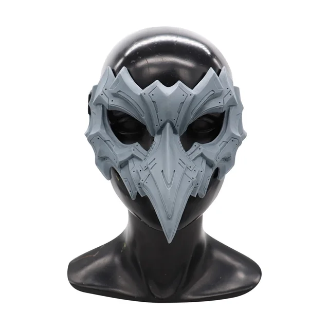 Smiling Mask Halloween Party Props Masquerade Funny Scary Dark Bullet Shadow Yin 4Style - Shop at LoveMi