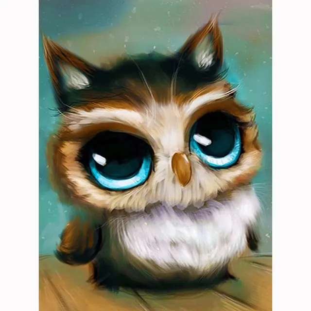 Owl And Baby Theme Diamond Painting Full 5D Embroidery - Shop at LoveMi