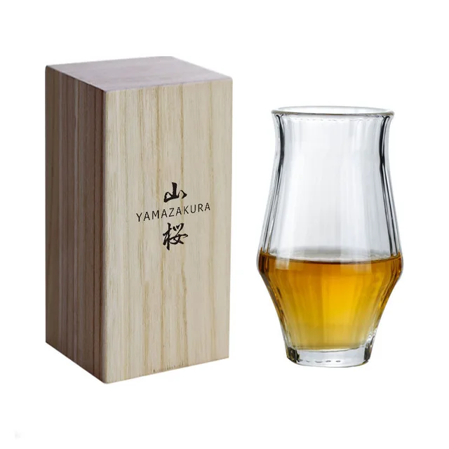 Household Simple Vertical Pattern Retro Whiskey Glass - Shop at LoveMi