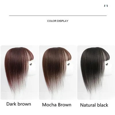 The Top Of The Head Is Light And Refilled With Fluffy Invisible Real Human Hair Mocha Brown - Shop at LoveMi