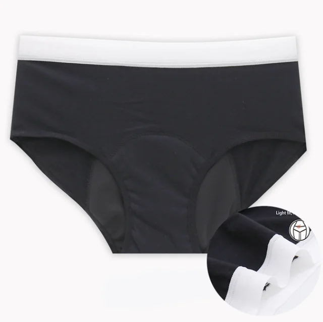 Large Size Ladies Cotton Physiological Underwear Front And Rear Leak proof Four layer Sanitary Napkin free Aunt Panties White Waist - Shop at LoveMi