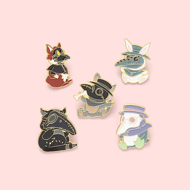 Cute Little Animal Shape Brooch Accessory Badge Set - Shop at LoveMi