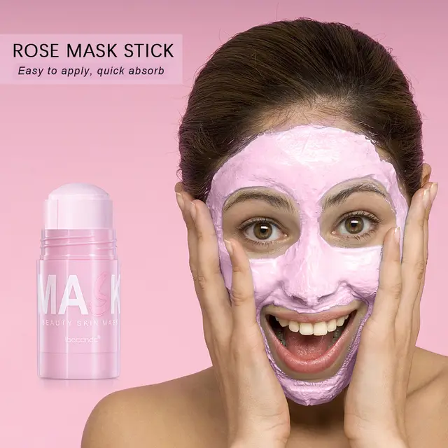 Refreshing Cleansing Skin Moisturizing And Moisturizing Rose Solid Mask Stick Rose - Shop at LoveMi