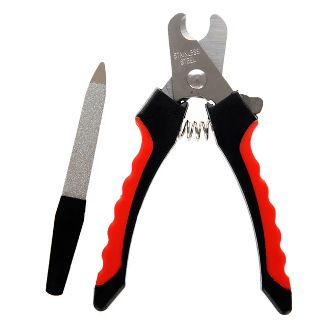 Led Pet Nail Scissors Cat Nail Clippers Black - Shop at LoveMi
