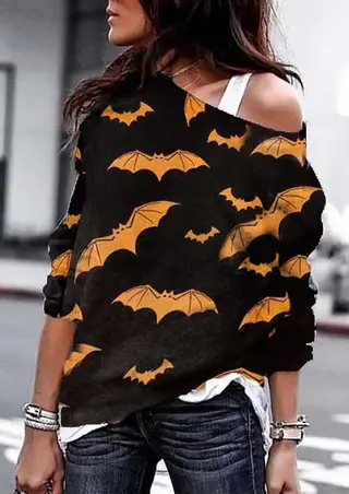 Printed Round Neck Pullover Ladies Sweater - G