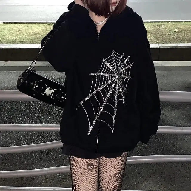 Printed Women's Long sleeved Pullover Sweater Black - Shop at LoveMi