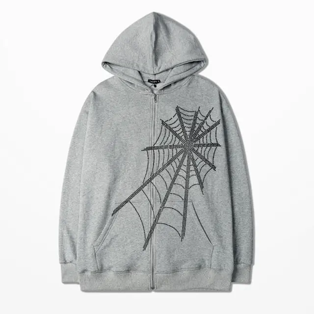 Printed Women's Long sleeved Pullover Sweater Grey - Shop at LoveMi