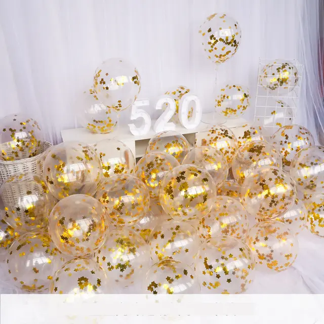 Transparent Sequined Balloon Net Celebrity Wedding Room Decoration Package - Shop at LoveMi