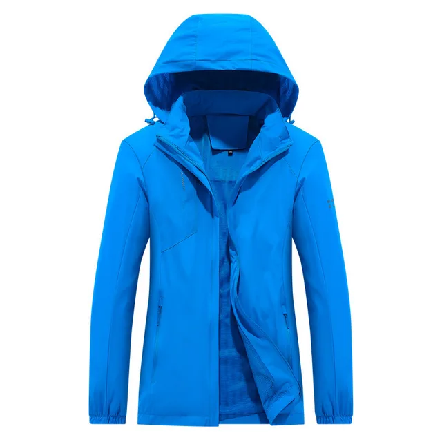 Autumn Women's Outdoor Thin Jacket Windproof Tooling Sports Windbreaker Moon Blue - Shop at LoveMi