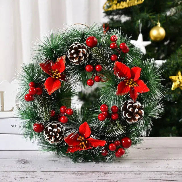 Christmas Decorations Garland Wreath Style16 - Shop at LoveMi