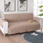 Lattice Sofa Cover Khaki