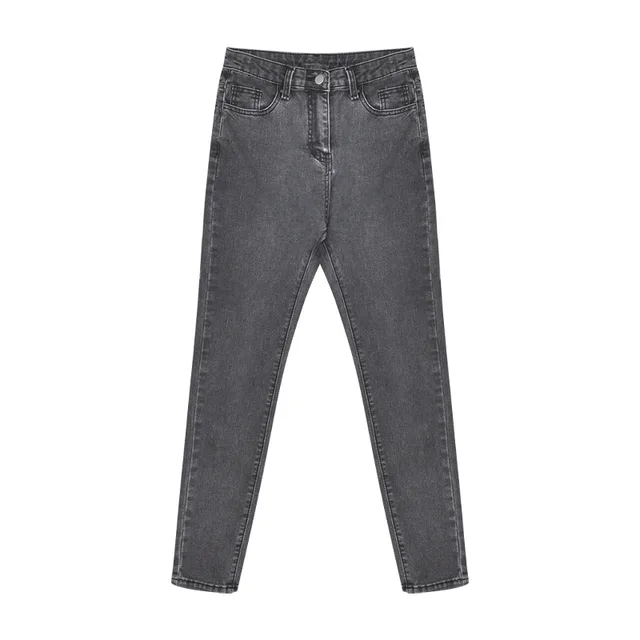 All match Trousers Straight Leg Pencil Pants Grey - Shop at LoveMi