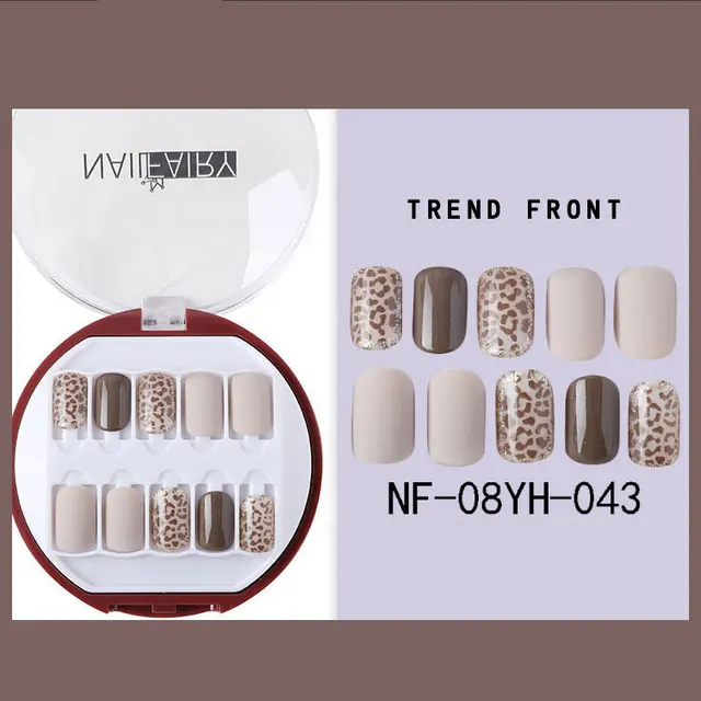 Korean Wearable Nail Art Short In A Box Waterproof Removable Nail Art Ins Manicure Fake Nails 43F - Shop at LoveMi
