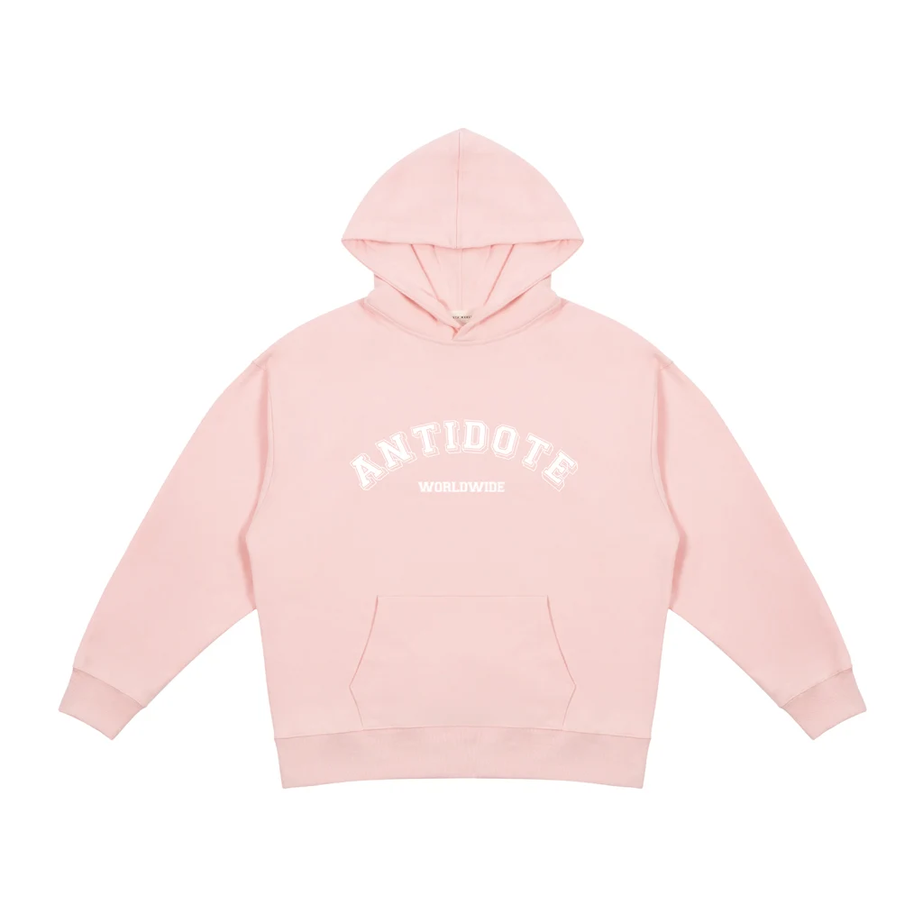 Thick Hooded Sweater Trend Hip-hop - Pink