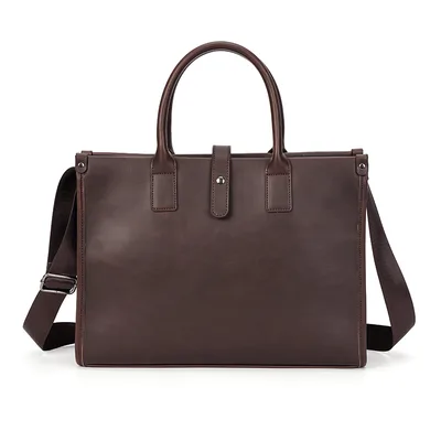 Men's Bags Fashion Stereotypes Business Men's Bags Shoulder Messenger Bag Brown - Shop at LoveMi