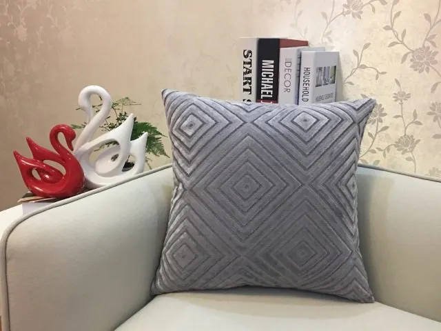 Home Decorative Sofa Throw Pillows Flannel Cushion Cover N - Shop at LoveMi