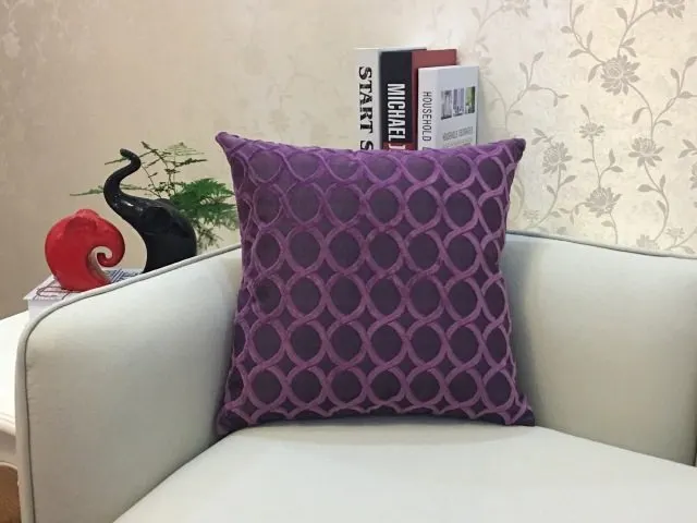 Home Decorative Sofa Throw Pillows Flannel Cushion Cover T - Shop at LoveMi