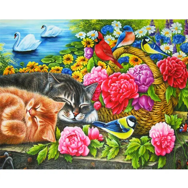 Full Diamond Painting Kit For Home Decoration Animal Pictures - Shop at LoveMi