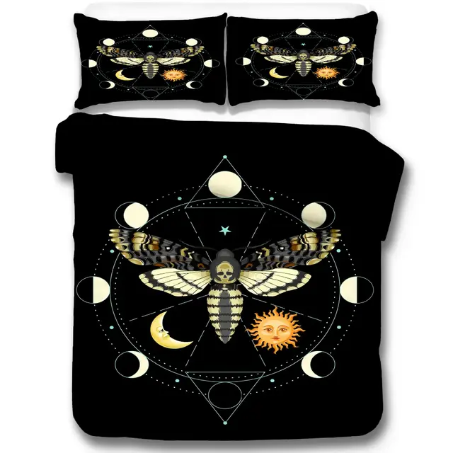 Moth Skull 3D Printing Skeleton Moth Death Skull Three piece Set 5 Style - Shop at LoveMi