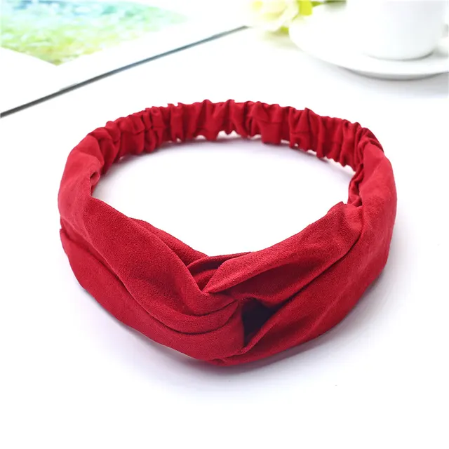 Women's Elasticated Headband Red - Shop at LoveMi