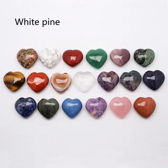 Crystal Peach Heart Pendant Peach Heart Necklace Pendant White Pine - Shop at LoveMi