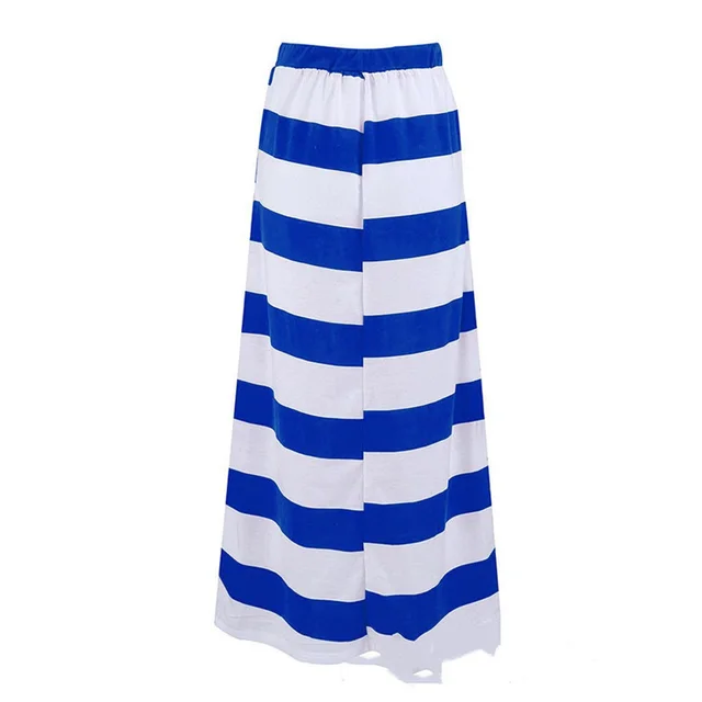 Blue Padded Knitted Street Hipster Skirt Blue - Shop at LoveMi