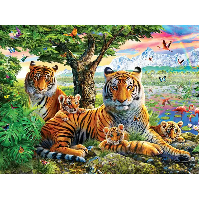 Cross Stitch Embroidery Diamond Mosaic Embroidery Animal Pattern - Shop at LoveMi