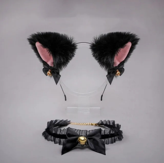 Plush Cute Cat Ears Headband - Shop at LoveMi