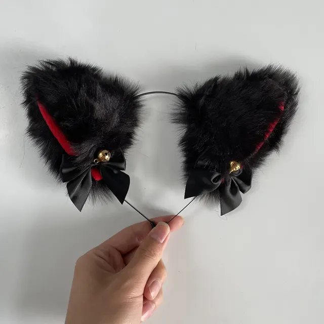 Plush Cute Cat Ears Headband I - Shop at LoveMi