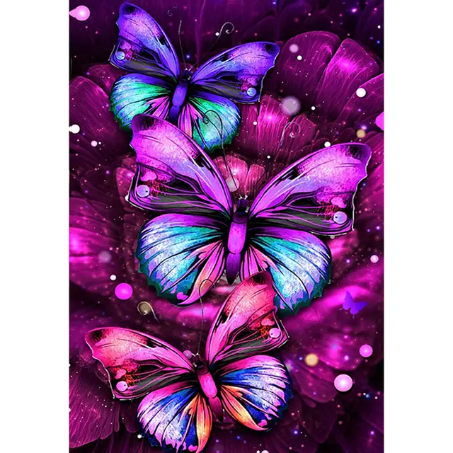 Shiny Diamond Painting Full Animal Embroidery Butterfly Mosaic - Shop at LoveMi