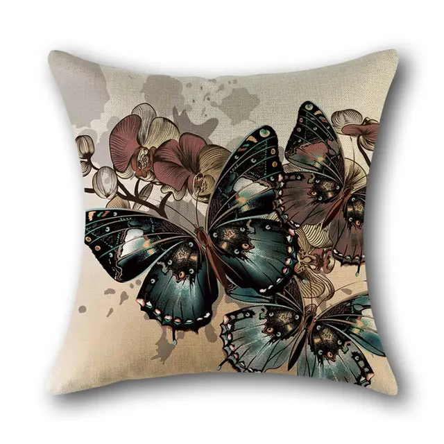 Cotton Linen Throw Pillow Cushion Cover Sofa Office - Shop at LoveMi