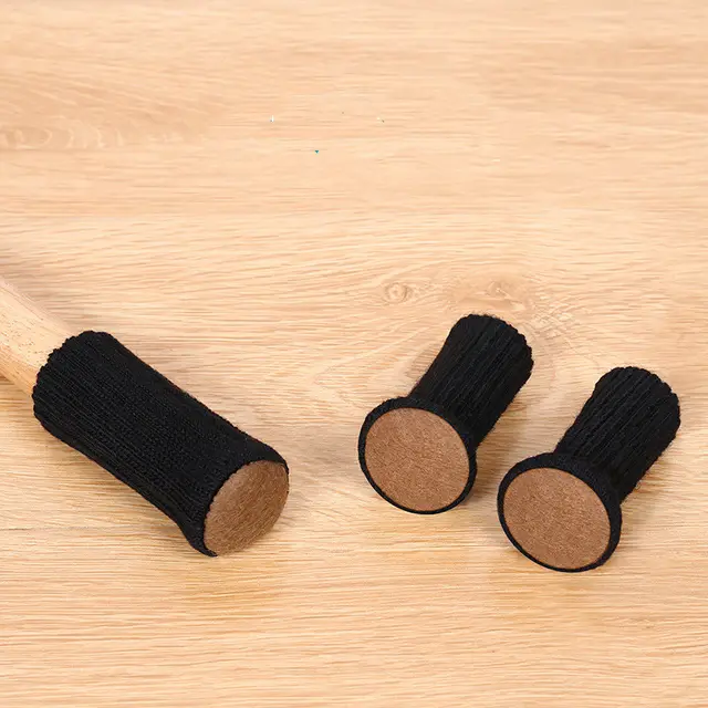 Pads High Elastic Floor Protectors Non Slip Socks Covers Cap Black - Shop at LoveMi